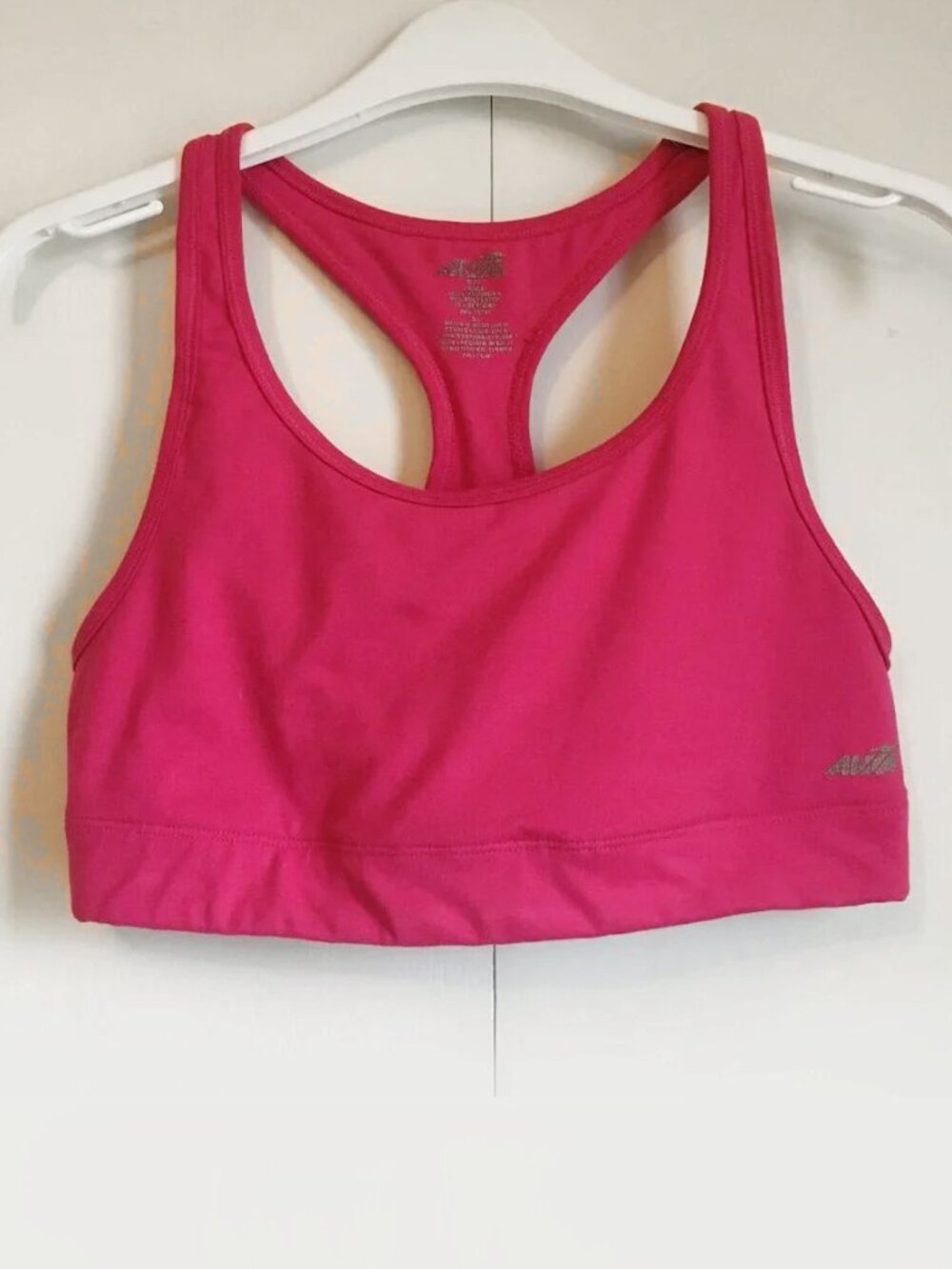 Avia Hot Pink Barbiecore Racerback Sports Bra